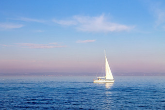 Sailing at lake Constance 