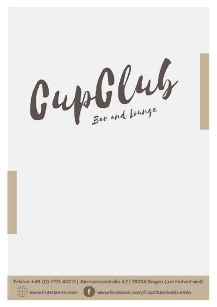 CupClub Getränkekarte 01